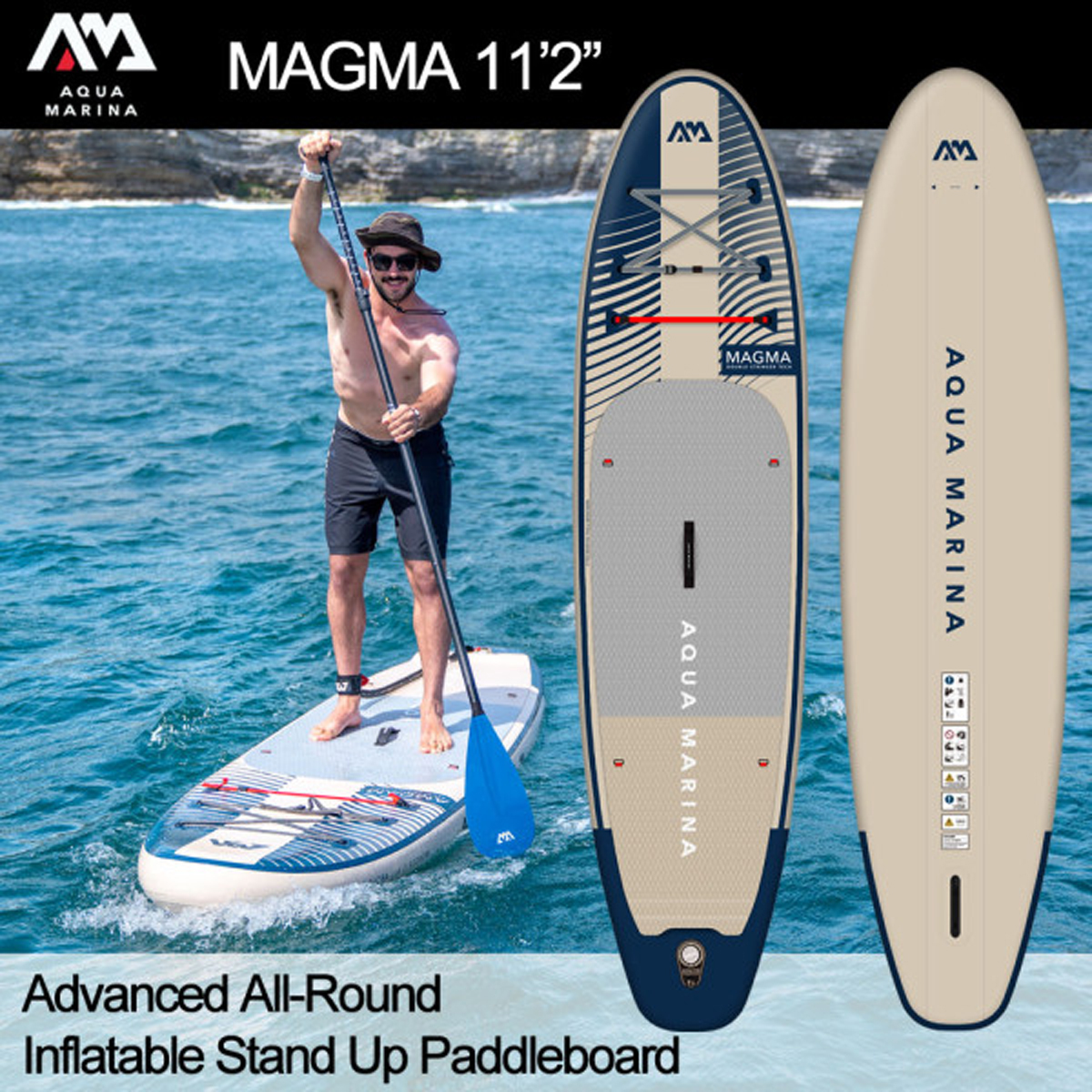 Aqua Marina Magma Advanced All-Around iSUP 11' 2